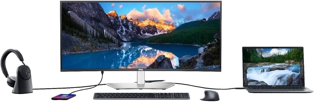 DELL P3424WE UWQHD ウルトラワイドモニター Dell 34 inch Ultrawide Curved USB-C Hub Monitor - P3424WE